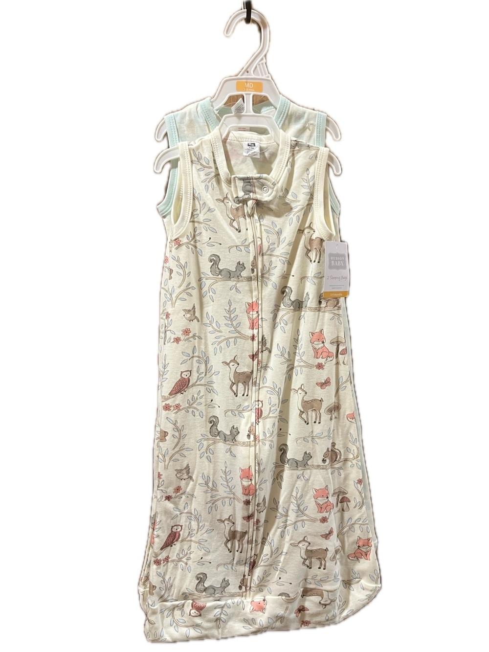 2 Hudson Baby Printed Sleeveless Sleep Sacks